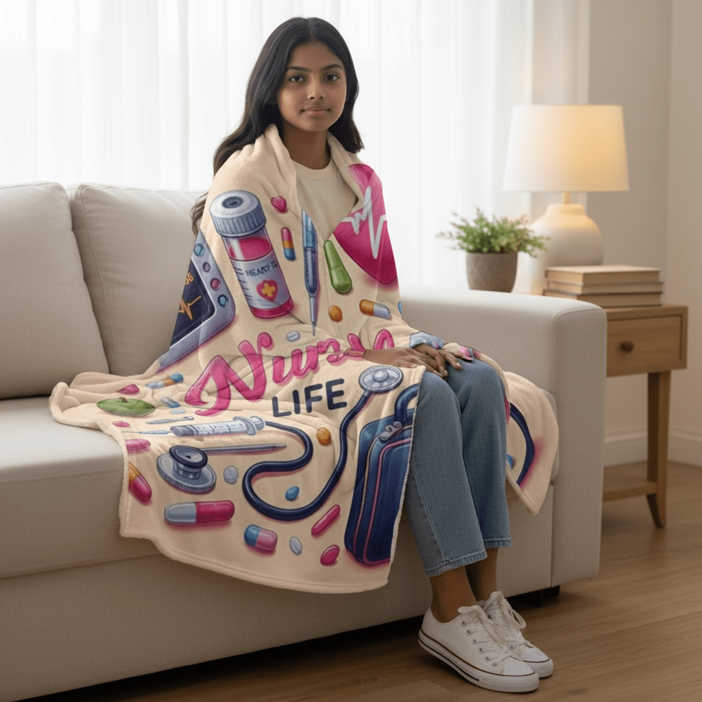 Healthcare & Nurse Throw Blankets - Nursecaresuites - Online Healthcare Boutiqueaesthetic nurse decoranatomy art blanketanatomy art throw