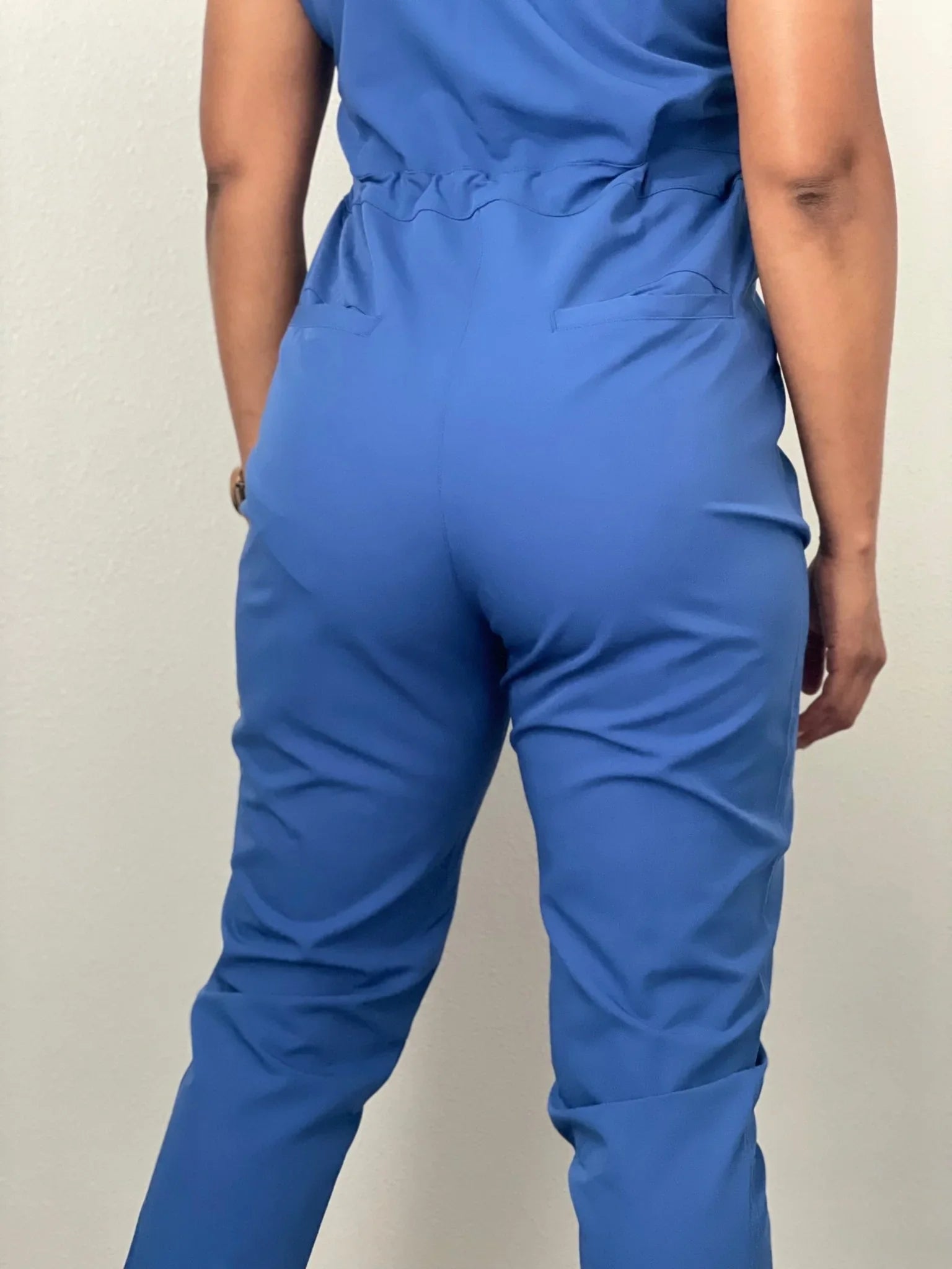 One Piece Scrub Jumpsuit - Nursecaresuites - Online Healthcare BoutiqueScrubsCnajumpsuitJumpsuit navy