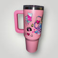 40oz Nurse Themed Tumblers with Handle and Straw Stainless Steel Thermal Bottle - Nursecaresuites - Online Healthcare Boutiquetumbler40 oz tumblers40oz insulated cup40oz tumbler