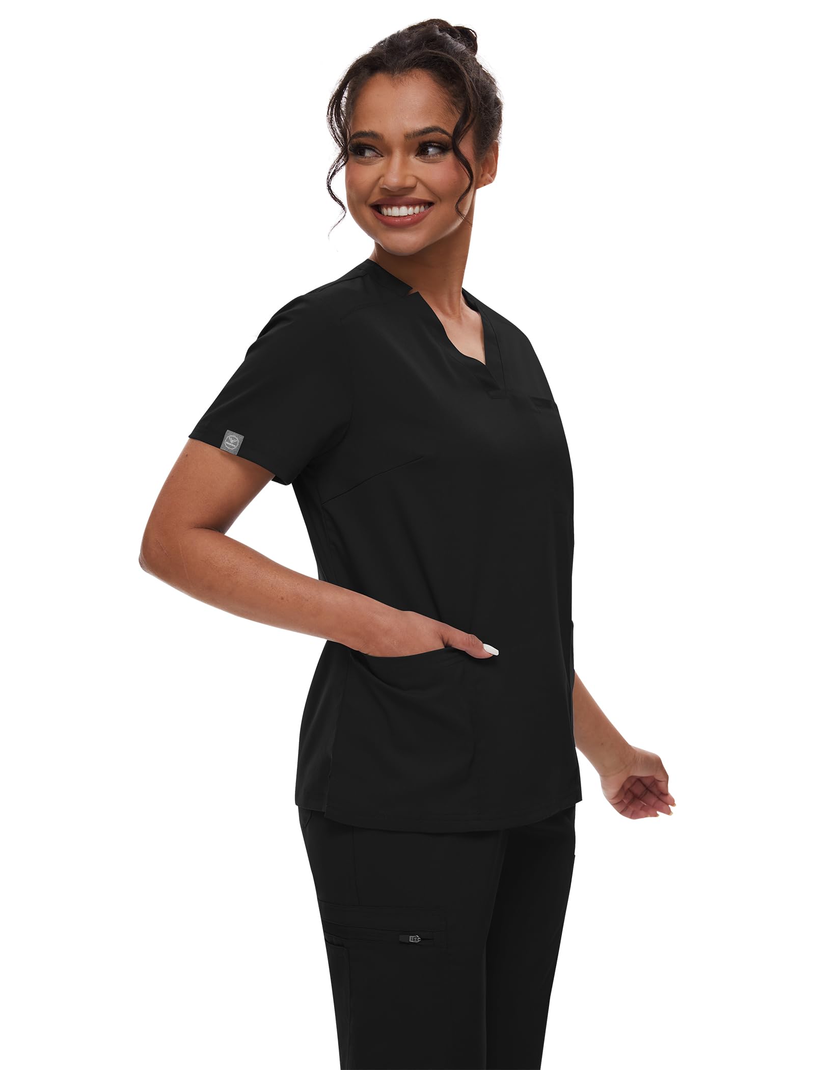 V - Neck Jogger Scrub Set - Nursecaresuites - Online Healthcare BoutiqueB0BS16KLB3