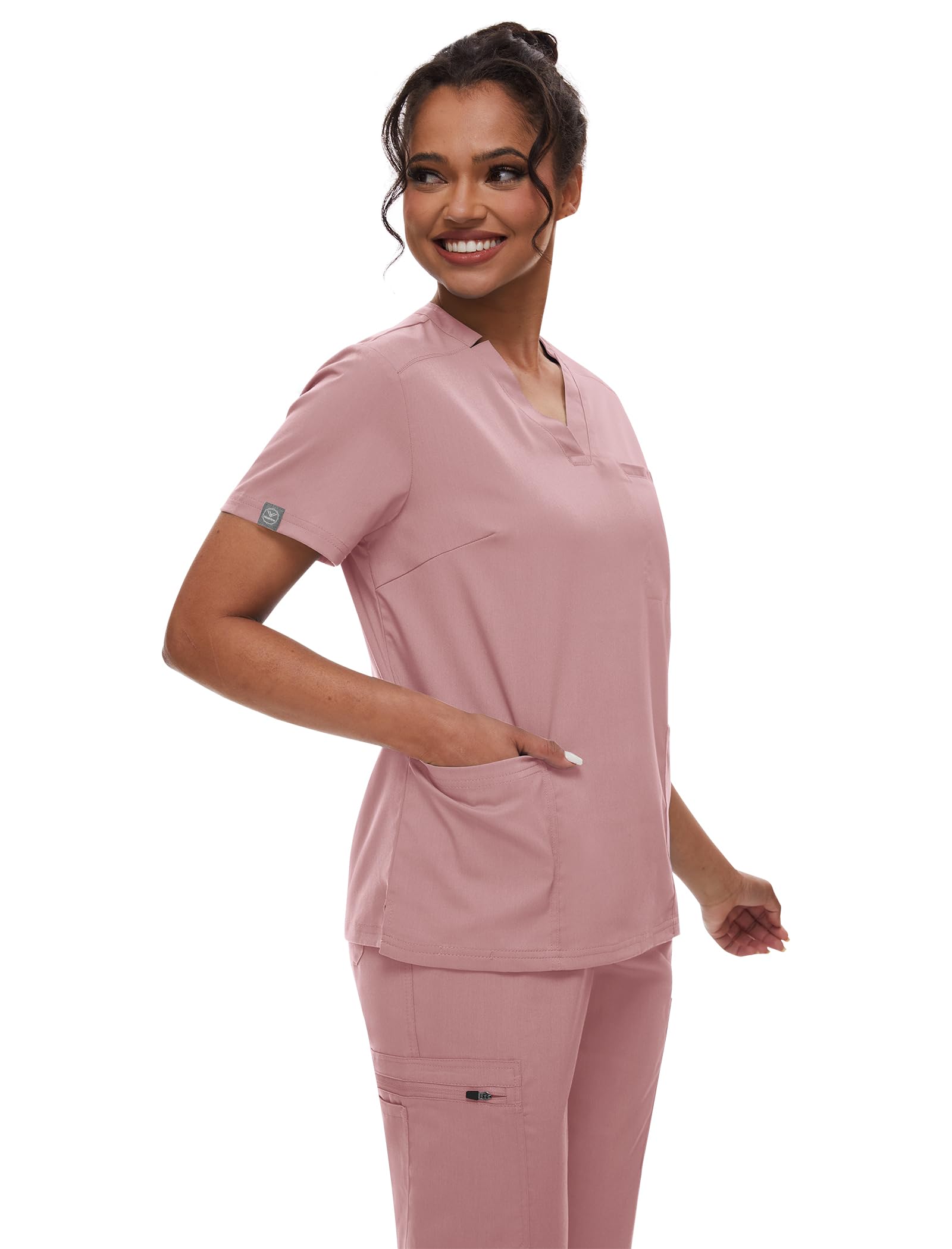 V - Neck Jogger Scrub Set - Nursecaresuites - Online Healthcare BoutiqueB0BS15P914