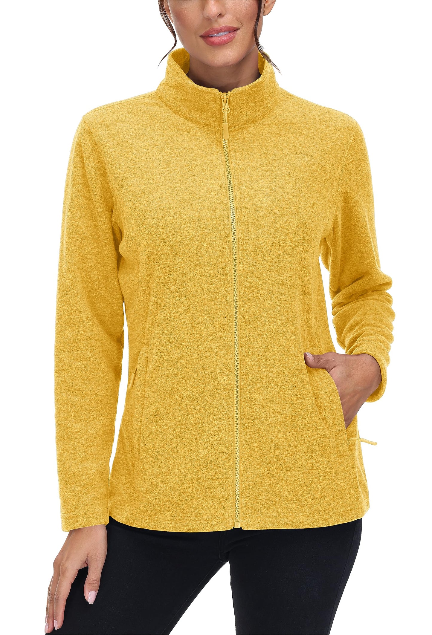 Lightweight Polar Fleece Jacket Zip Up