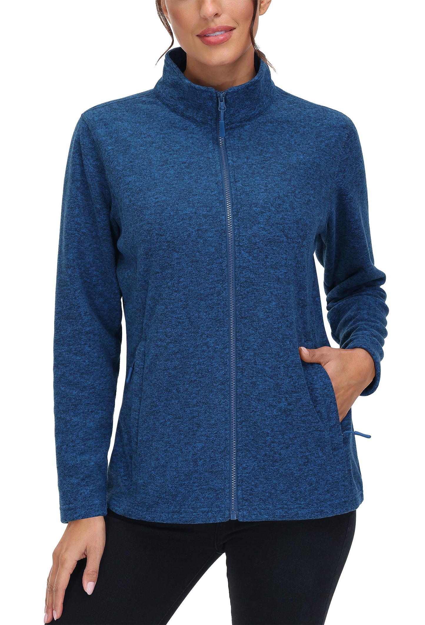 Lightweight Polar Fleece Jacket Zip Up