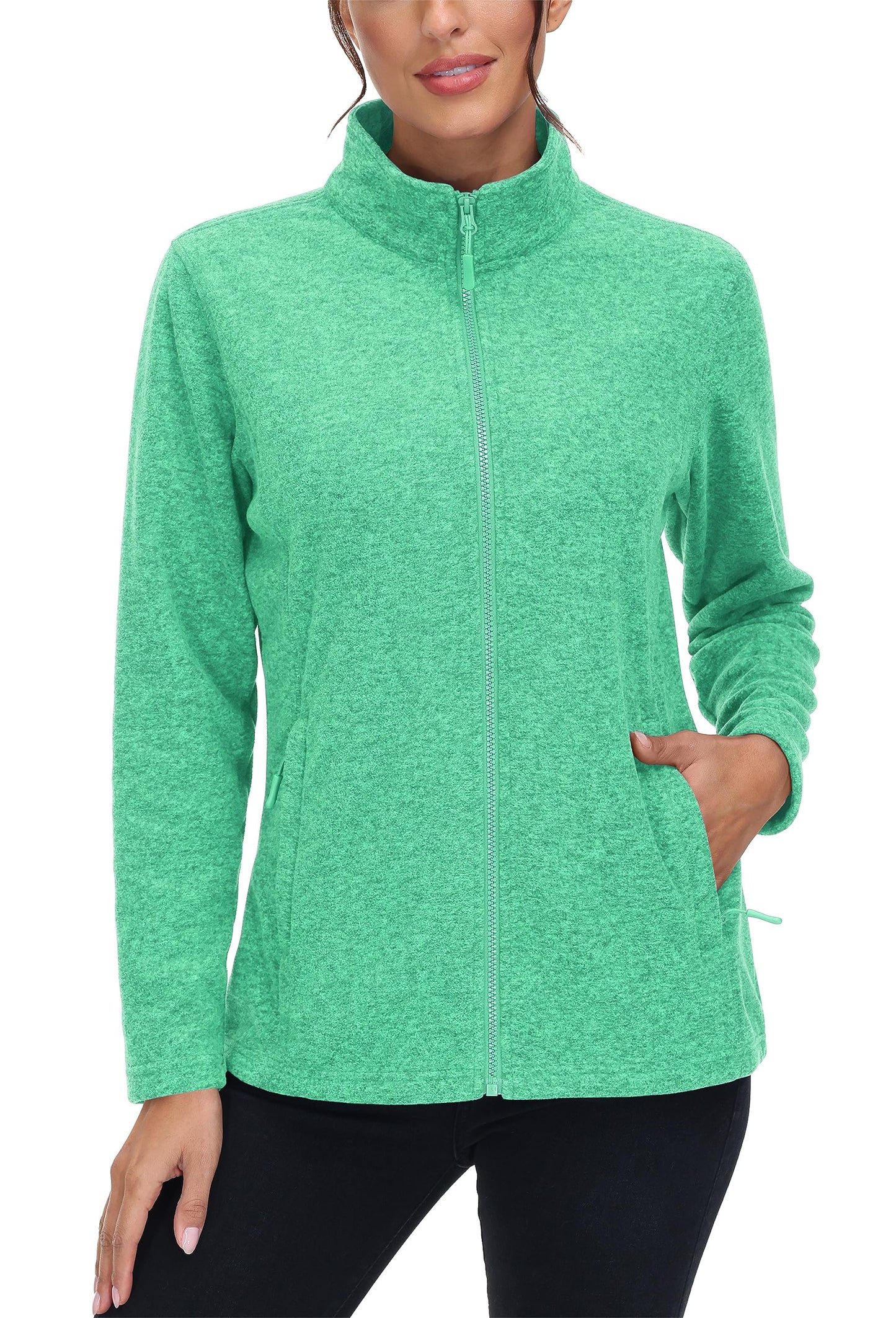 Lightweight Polar Fleece Jacket Zip Up