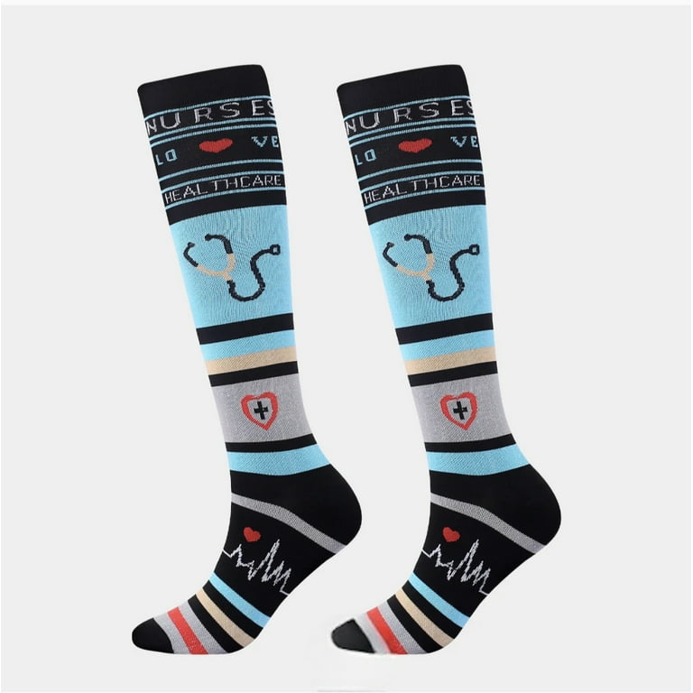 Medical-Themed Compression Socks for Nurses, Doctors & Healthcare Workers