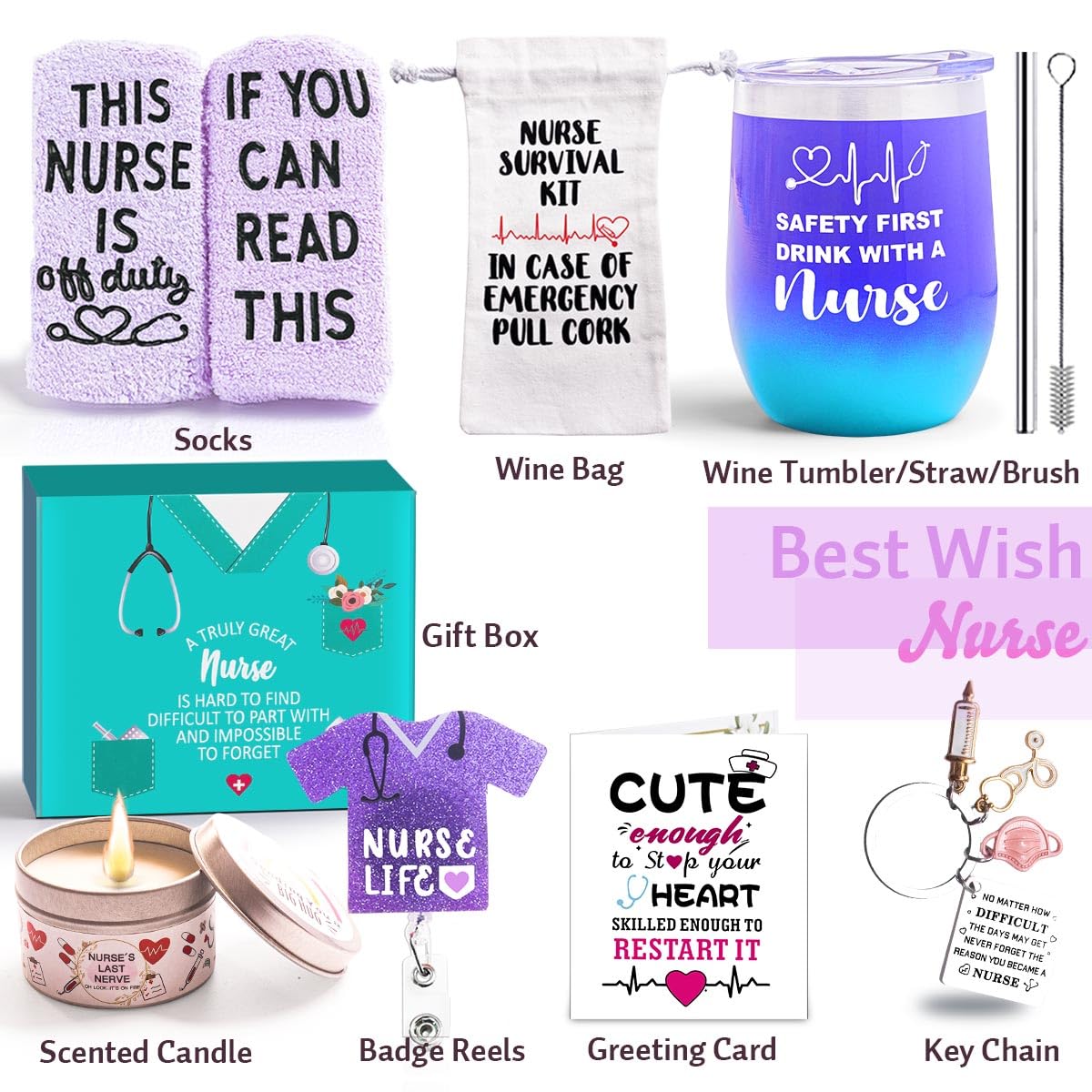 A Truly Great Nurse Gift Box - Nursecaresuites - Online Healthcare BoutiqueB08VDQFYQD