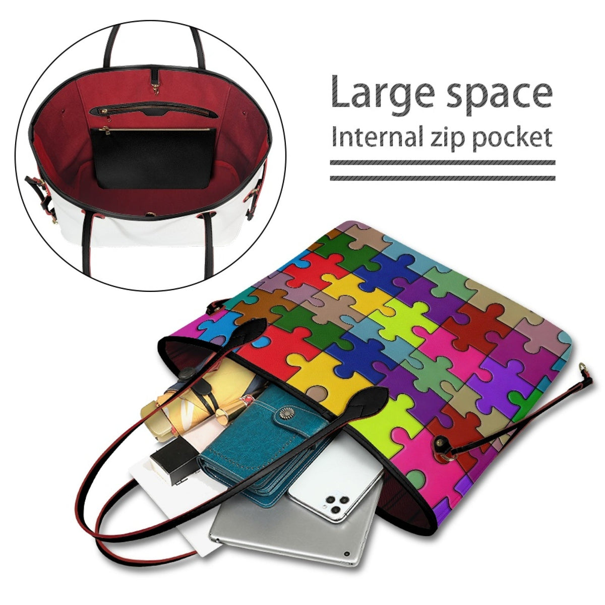 Autism Acceptance Tote Bag - Nursecaresuites - Online Healthcare BoutiqueToteautism acceptanceautism acceptance giftautism acceptance tote bag