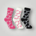 Barbie Doll Vibes Sock Collection - Nursecaresuites - Online Healthcare Boutiqueaesthetic nurse sockscartoon style socksclinic essentials