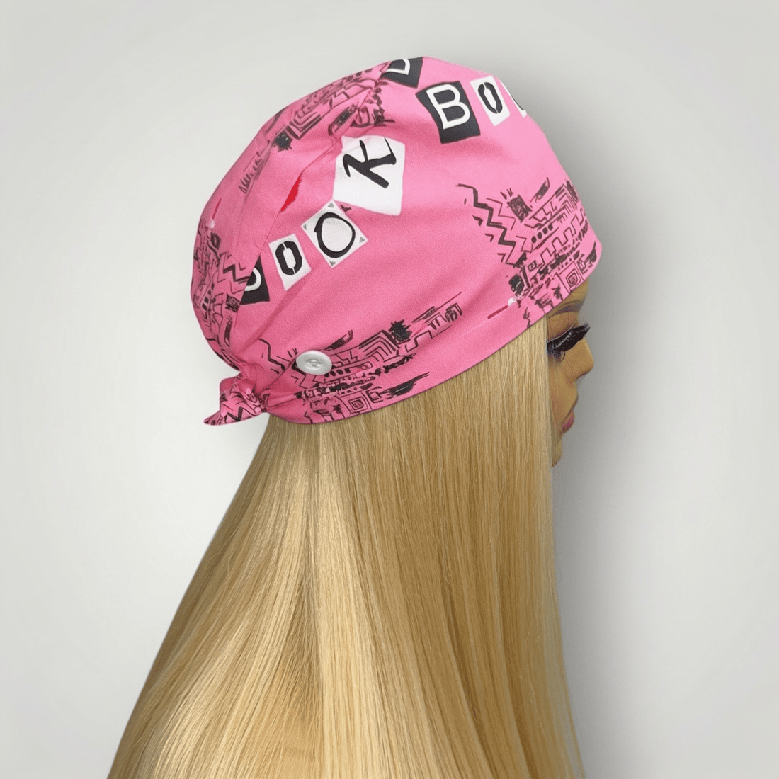 Burn Book Pretty in Pink Scrub Cap - Nursecaresuites - Online Healthcare BoutiqueScrub Capburn book scrub capcute scrub capsgirly scrub cap