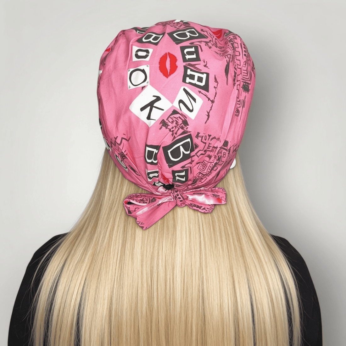 Burn Book Pretty in Pink Scrub Cap - Nursecaresuites - Online Healthcare BoutiqueScrub Capburn book scrub capcute scrub capsgirly scrub cap