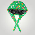 Christmas Satin - Lined Scrub Caps – Holiday Nurse Scrub Caps - Nursecaresuites - Online Healthcare BoutiqueScrub CapAdjustable Scrub CapAdjustable Tie BackBreathable