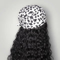 Cow Print Satin-Lined Tie-Back Scrub Cap - Nursecaresuites - Online Healthcare BoutiqueScrub Capblack girl nursebraid friendly scrub capcotton scrub cap