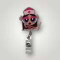 Cute Acrylic Nurse Badge Reel | Retractable ID Holder for Work - Nursecaresuites - Online Healthcare Boutiqueacrylic badge reelaesthetic healthcare workeraesthetic nurse look