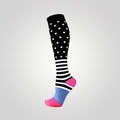 Fun & Cute Compression Socks – 20 - 30 mmHg Support - Nursecaresuites - Online Healthcare Boutiquecompression socks20 - 30 mmHg compression socksanti - fatigue socksathletic recovery socks