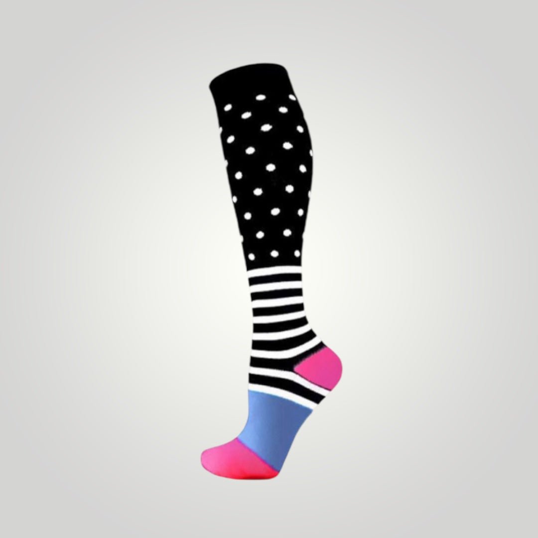 Fun & Cute Compression Socks – 20 - 30 mmHg Support - Nursecaresuites - Online Healthcare Boutiquecompression socks20 - 30 mmHg compression socksanti - fatigue socksathletic recovery socks