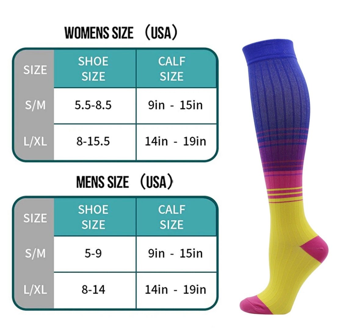 Graduated Pressure Compression Socks - Nursecaresuites - Online Healthcare Boutique