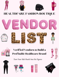 Healthcare Fashion Boutique Vendor List (160+ Verified Vendors) - Nursecaresuites - Online Healthcare BoutiqueE - bookaccessory vendorsbadge reelsbusiness tools