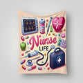 Healthcare & Nurse Throw Blankets - Nursecaresuites - Online Healthcare Boutiqueaesthetic nurse decoranatomy art blanketanatomy art throw