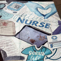 Healthcare & Nurse Throw Blankets - Nursecaresuites - Online Healthcare Boutiqueaesthetic nurse decoranatomy art blanketanatomy art throw