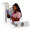 IV Queen Nurse Badge Reel - Nursecaresuites - Online Healthcare Boutiquebadge reelacrylic badge reelaesthetic healthcare workeraesthetic nurse look