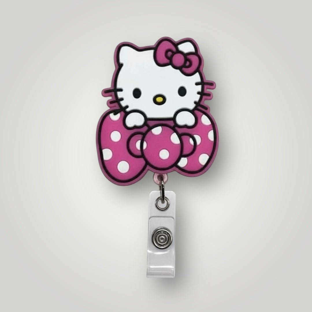Kawaii Badge Reel | ID Holder for Nurses & Healthcare Professionals - Nursecaresuites - Online Healthcare Boutiqueaesthetic healthcare workeraesthetic nurse lookcartoon style badge reel