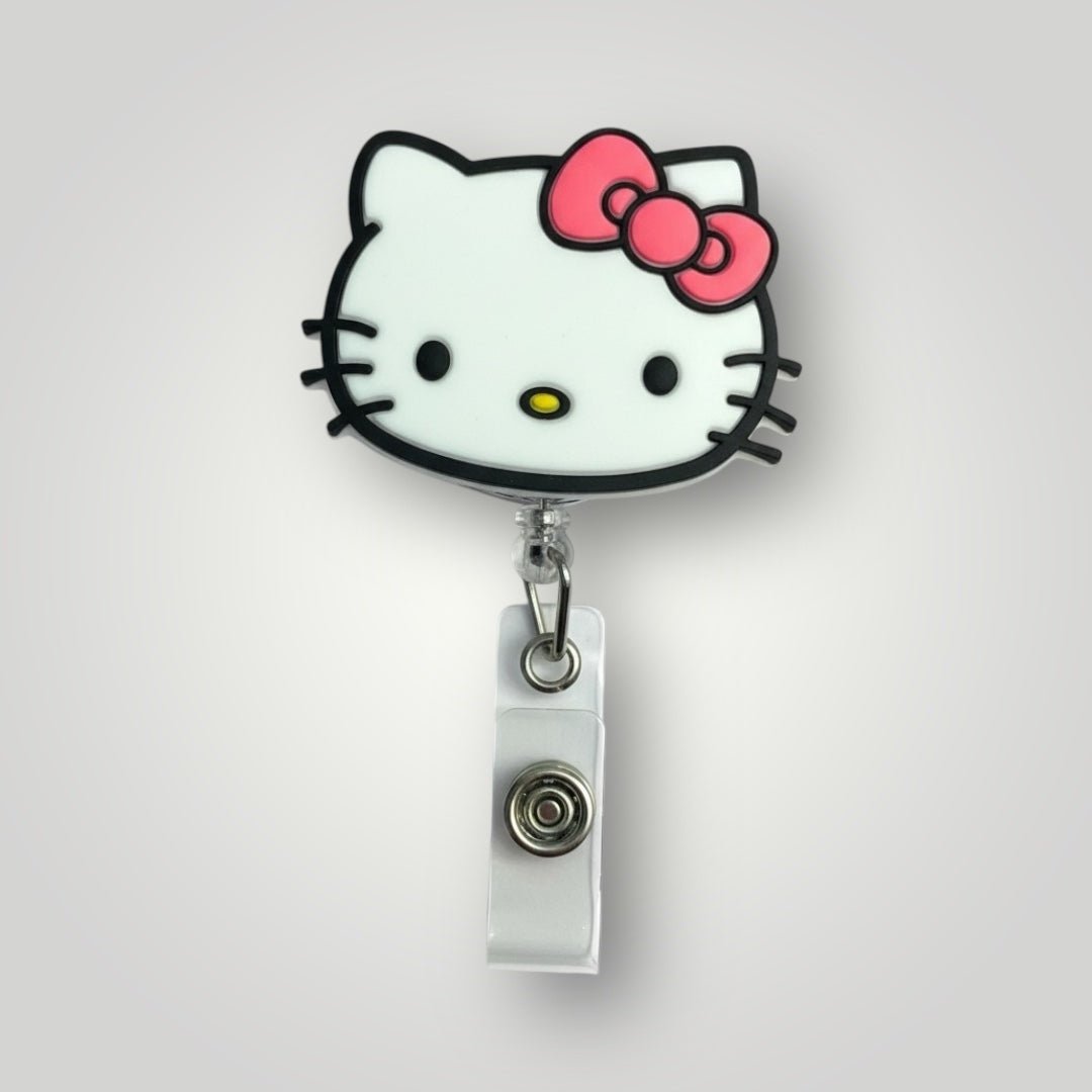Kawaii Badge Reel | ID Holder for Nurses & Healthcare Professionals - Nursecaresuites - Online Healthcare Boutiqueaesthetic healthcare workeraesthetic nurse lookcartoon style badge reel