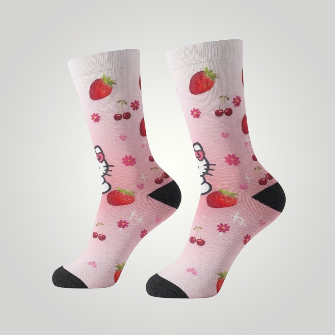 Kawaii Crew Socks Collection - Nursecaresuites - Online Healthcare Boutiqueaesthetic nurse sockscartoon style socksclinic essentials