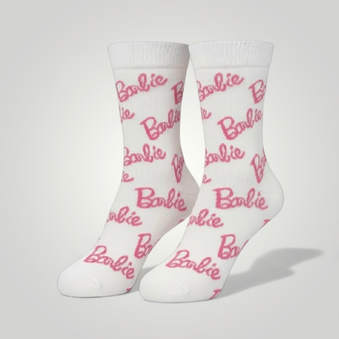 Kawaii Crew Socks Collection – Barbie & Hello Kitty Inspired - Nursecaresuites - Online Healthcare Boutiquebarbie socksclinic essentialscna essentials