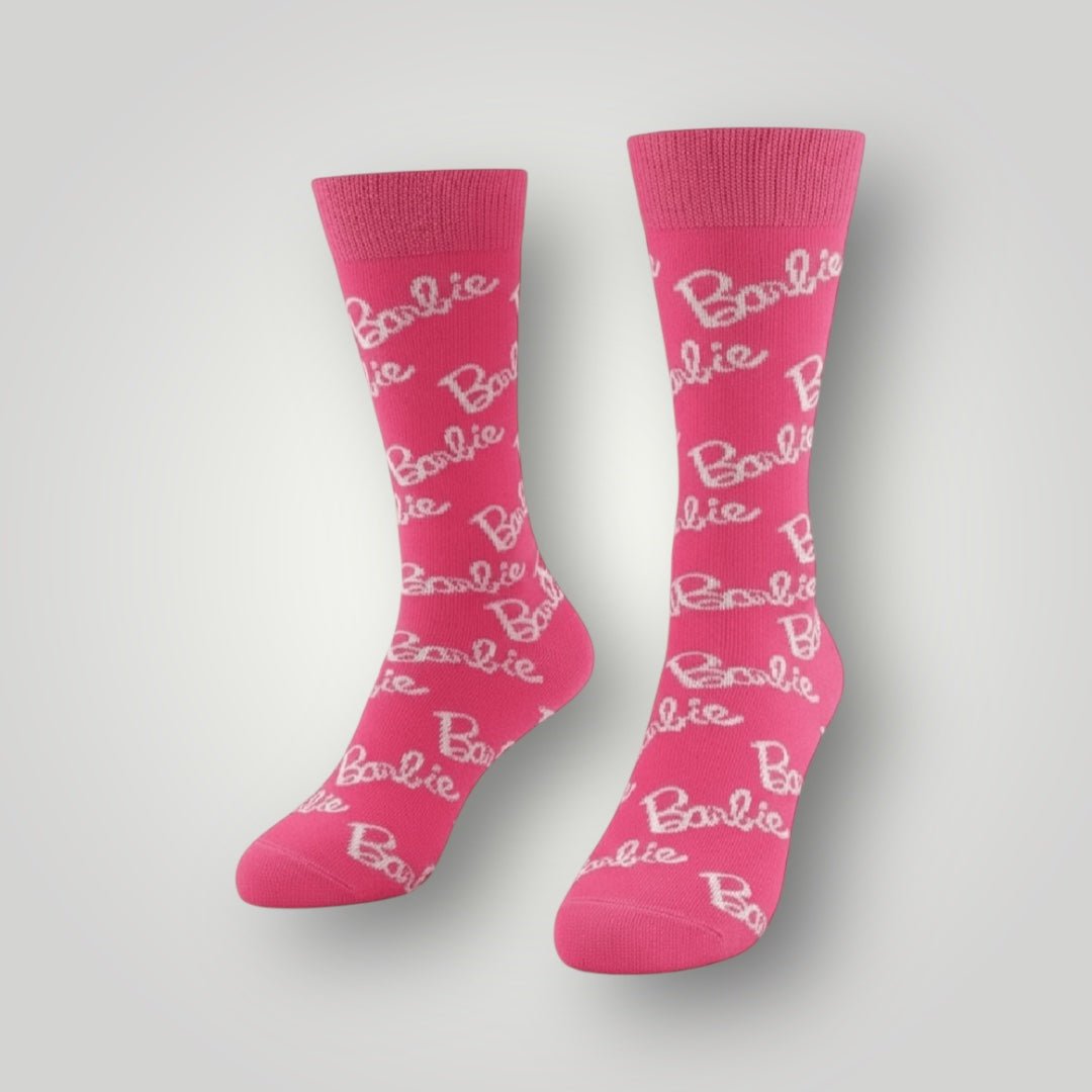 Kawaii Crew Socks Collection – Barbie & Hello Kitty Inspired - Nursecaresuites - Online Healthcare Boutiquebarbie socksclinic essentialscna essentials