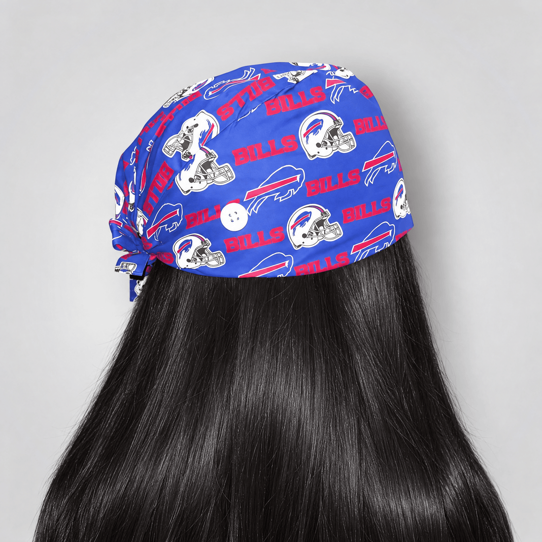 Limited-Edition Bills Mafia Satin-Lined Tie-Back Scrub Cap - Nursecaresuites - Online Healthcare BoutiqueScrub CapAdjustable Scrub CapAdjustable Tie Backaesthetic healthcare worker