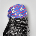Limited-Edition Bills Mafia Satin-Lined Tie-Back Scrub Cap - Nursecaresuites - Online Healthcare BoutiqueScrub CapAdjustable Scrub CapAdjustable Tie Backaesthetic healthcare worker