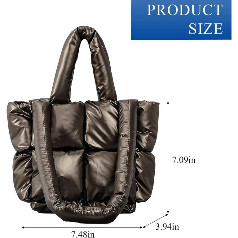 Limited Edition Metallic Puffer Tote Bags - Nursecaresuites - Online Healthcare BoutiqueJacketB079LKXS3K - 5