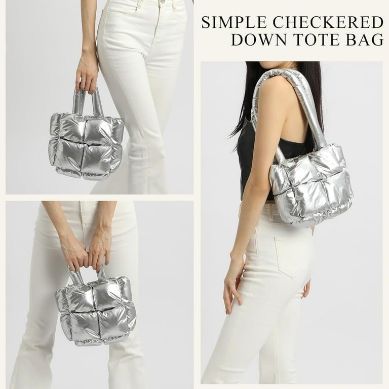 Limited Edition Metallic Puffer Tote Bags - Nursecaresuites - Online Healthcare BoutiqueJacketB079LKXS3K - 2