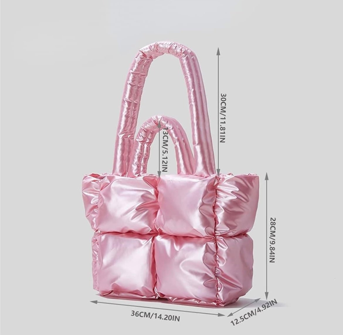 Limited Edition Metallic Puffer Tote Bags - Nursecaresuites - Online Healthcare BoutiqueJacketB079LKXS3K - 1