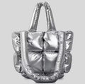 Limited Edition Metallic Puffer Tote Bags - Nursecaresuites - Online Healthcare BoutiqueJacketB079LKXS3K - 2