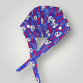 Limited Edition NFL Buffalo Bills Satin - Lined Scrub Cap - Nursecaresuites - Online Healthcare BoutiqueScrub CapAdjustable Scrub CapAdjustable Tie Backaesthetic healthcare worker
