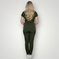 Limited Edition - One Piece Scrub Jumpsuit - Nursecaresuites - Online Healthcare BoutiqueScrubs8 pocket medical uniformadjustable drawstring waist jumpsuitall day comfort scrubs