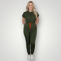 Limited Edition - One Piece Scrub Jumpsuit - Nursecaresuites - Online Healthcare BoutiqueScrubs8 pocket medical uniformadjustable drawstring waist jumpsuitall day comfort scrubs