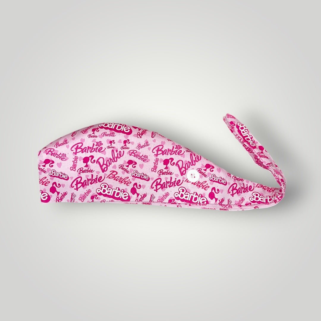 Limited Edition Satin - Lined Tie Back Scrub Caps | Hello Kitty, Barbie, Powerpuff and Bratz Styles - Nursecaresuites - Online Healthcare BoutiqueScrub CapAdjustable Scrub CapAdjustable Tie Backaesthetic healthcare worker