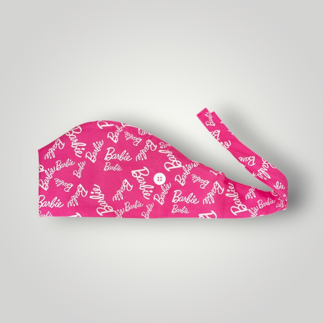 Limited Edition Satin - Lined Tie Back Scrub Caps | Hello Kitty, Barbie, Powerpuff and Bratz Styles - Nursecaresuites - Online Healthcare BoutiqueScrub CapAdjustable Scrub CapAdjustable Tie Backaesthetic healthcare worker