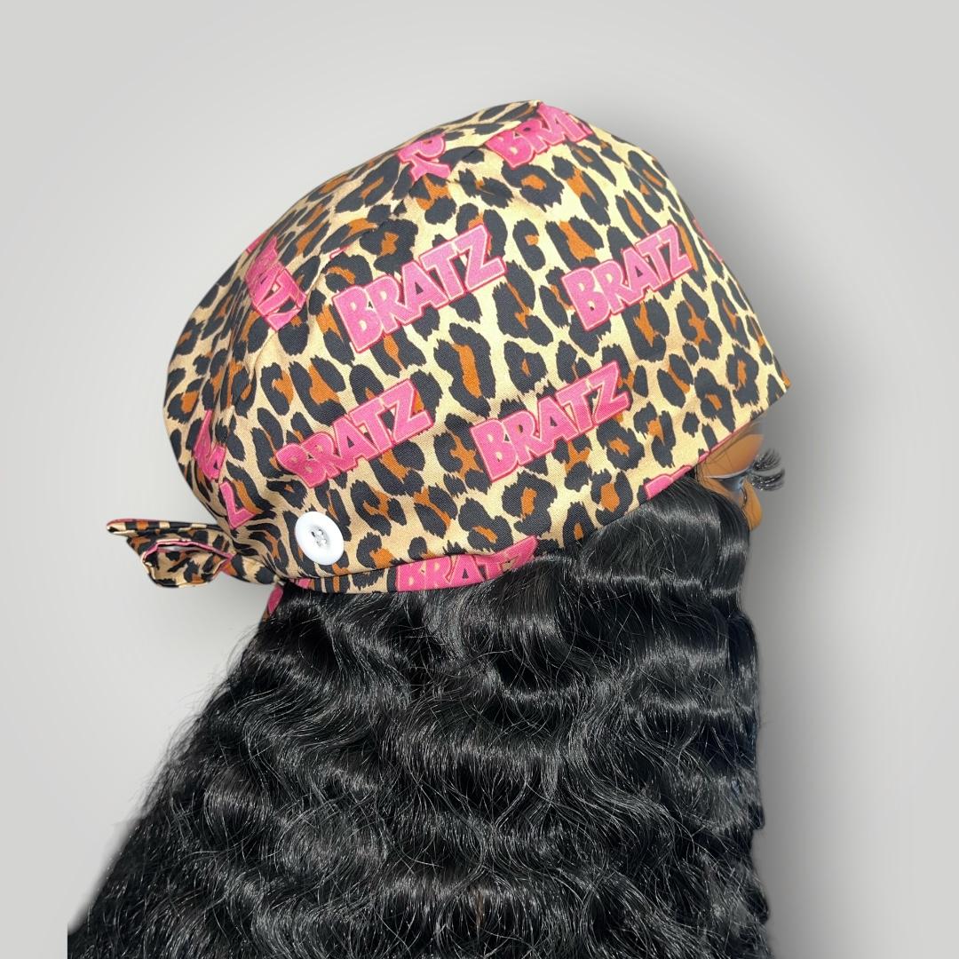 Limited Edition Satin - Lined Tie Back Scrub Caps | Hello Kitty, Barbie, Powerpuff and Bratz Styles - Nursecaresuites - Online Healthcare BoutiqueScrub CapAdjustable Scrub CapAdjustable Tie Backaesthetic healthcare worker