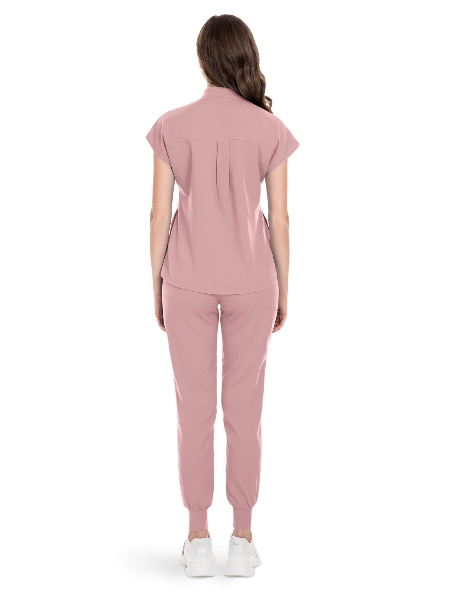 Mandarin Jogger Scrub Set - Nursecaresuites - Online Healthcare BoutiqueB09GVZHZT8