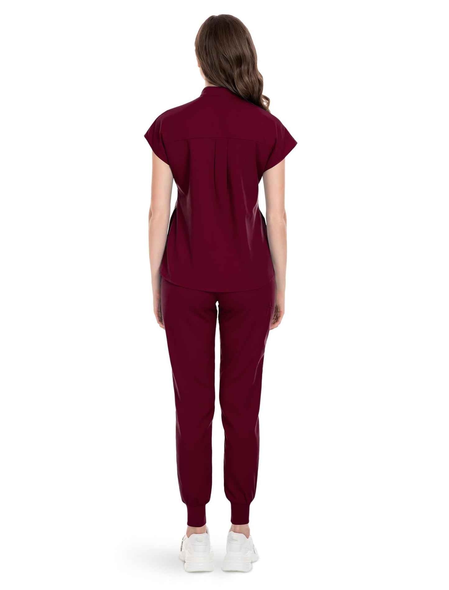 Mandarin Jogger Scrub Set - Nursecaresuites - Online Healthcare BoutiqueB09GVWSXB3