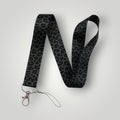 Midnight Leopard Lanyard with ID Holder – Durable Badge Holder for Nurses & Healthcare Workers - Nursecaresuites - Online Healthcare Boutiquebadge holder lanyardblack leopard lanyardcute work accessories