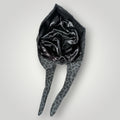 Midnight Leopard Satin - Lined Tie Back Scrub Cap - Nursecaresuites - Online Healthcare BoutiqueScrub Capblack scrub capbreathable scrub capgrey leopard scrub cap