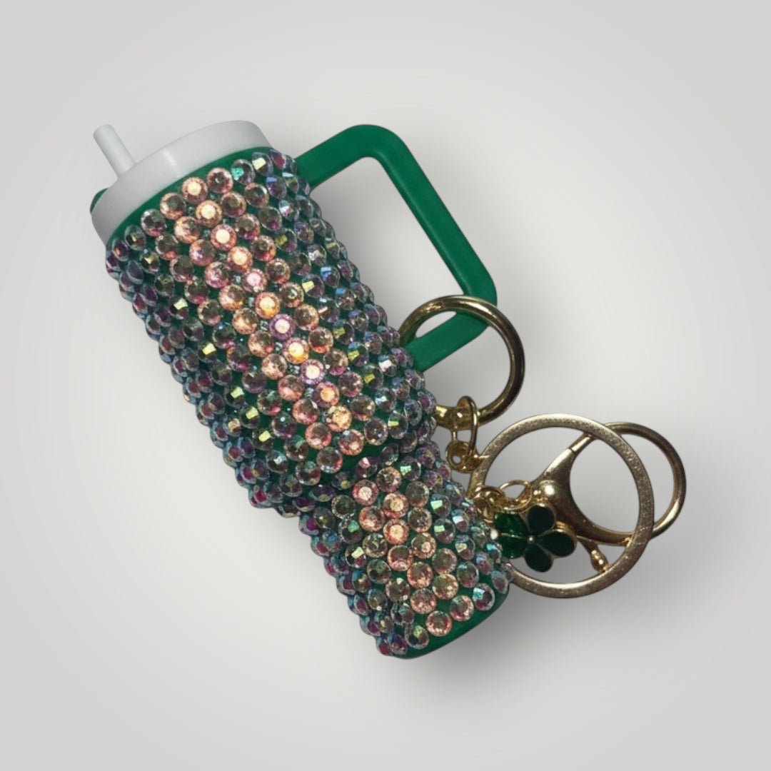 Mini Bling Stanley Cup Keychains - Nursecaresuites - Online Healthcare BoutiqueKeychainsbag charmbling keychainchapstick holder keychain