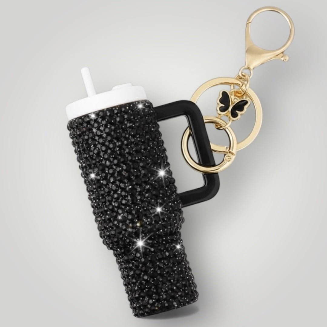 Mini Bling Tumbler Keychains - Nursecaresuites - Online Healthcare BoutiqueKeychainsbag charmbling keychainchapstick holder keychain