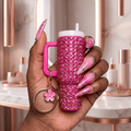 Mini Bling Tumbler Keychains - Nursecaresuites - Online Healthcare BoutiqueKeychainsbag charmbling keychainchapstick holder keychain