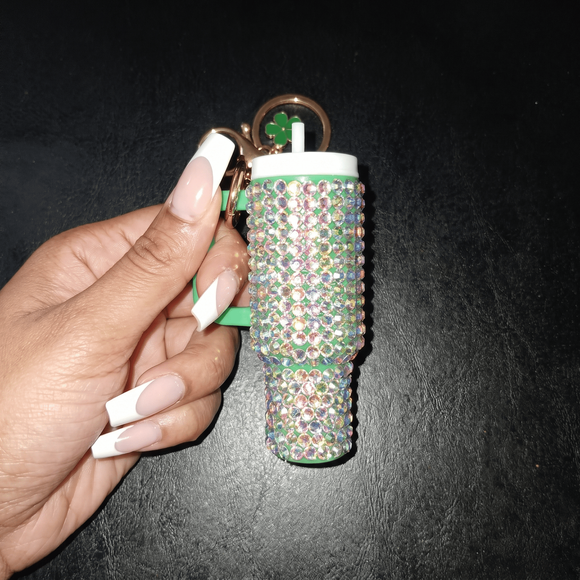 Mini Bling Tumbler Keychains - Nursecaresuites - Online Healthcare BoutiqueKeychainsbag charmbling keychainchapstick holder keychain