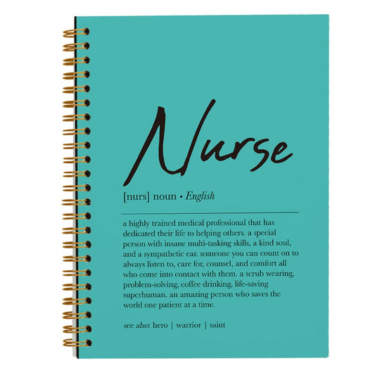 Nurse Definition Spiral Notebook - Nursecaresuites - Online Healthcare BoutiqueCnaLpnmedical suppliesB0CB3CNBHF